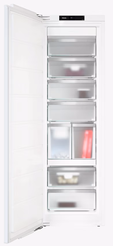 Congelator incorporabil Miele FNS7794E, 213 l, 177 cm, E, Alb