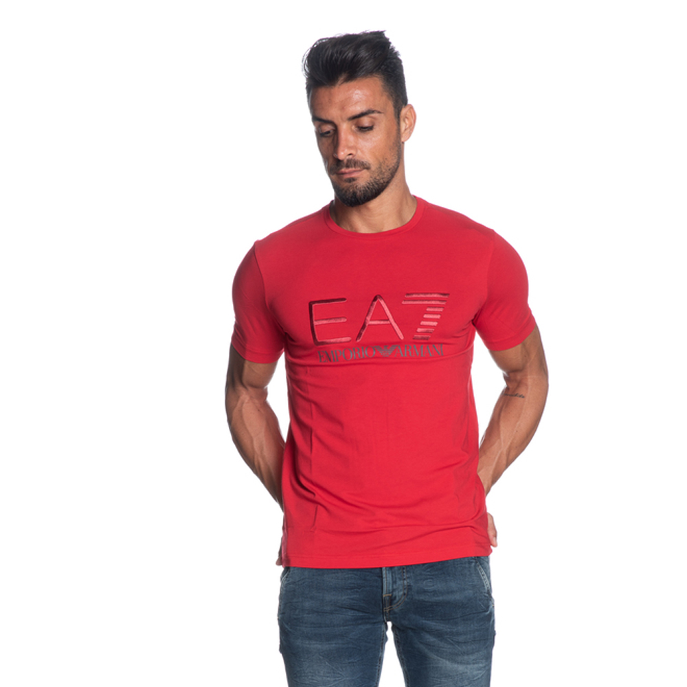 Футболка мужская EA7 EMPORIO ARMANI T-SHIRT 3XL Розовый/Красный photo 2