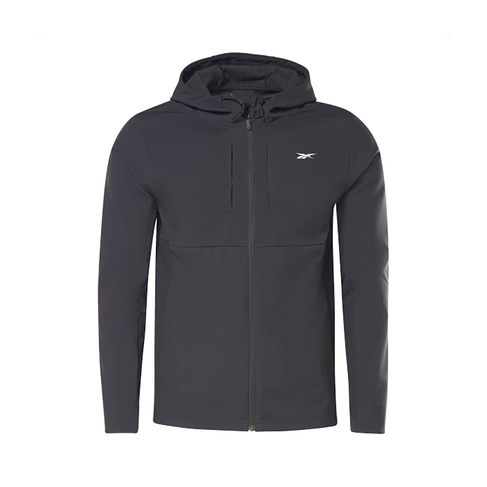 Hanorac pt bărbați Reebok TS Thermowarm+Graph S Negru photo 1