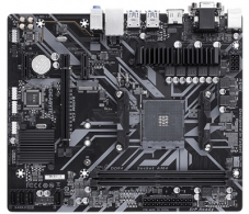 GIGABYTE B450M S2H, Socket AM4, AMD B450, Dual 2xDDR4-3200, APU AMD graphics, VGA, DVI, HDMI, 1xPCIe X16, 4xSATA3, RAID, 1xM.2, 2xPCIe X1, ALC887 HDA, GbE LAN, 6xUSB3.1, RGB Fusion, mATX thumbnav 1