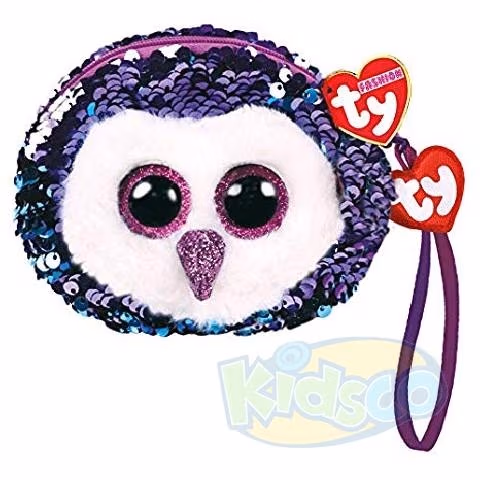 TY TY95226 Tf Moonlight - Owl 10cm (Wristlet) 