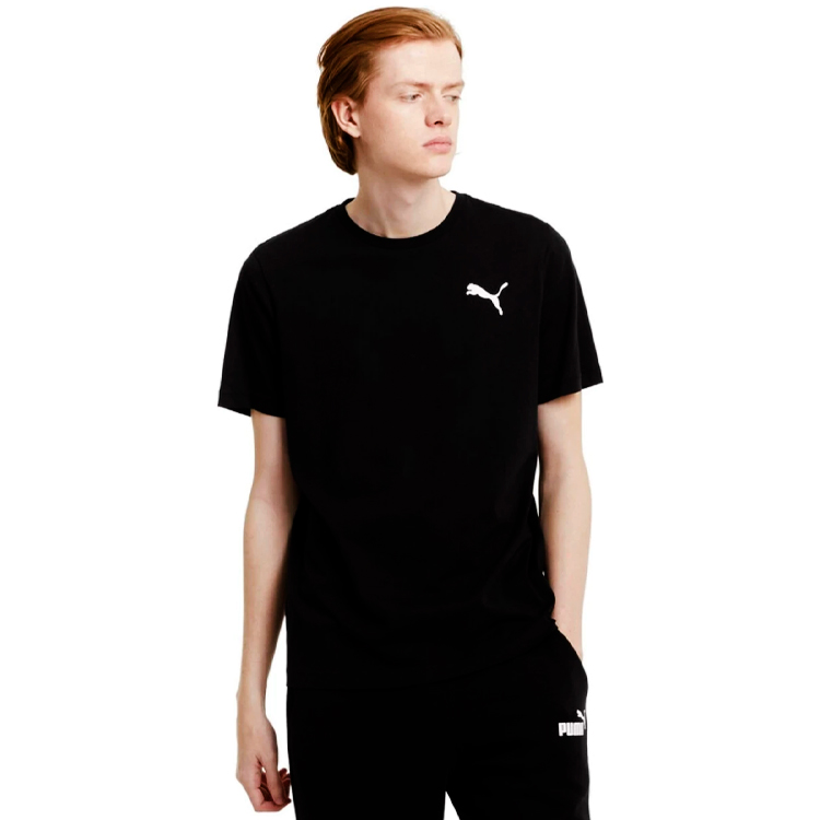 Tricou bărbătesc Puma ESS Small Logo Tee S Negru photo 5