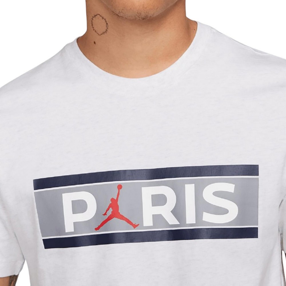 Tricou bărbătesc Nike M J PSG WORDMARK TEE XL Alb photo 3