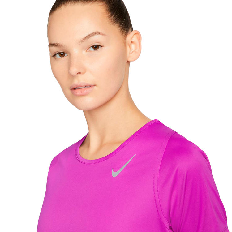 Tricou Nike W NK DF RACE TOP SS / Femei / L / Violet photo 5