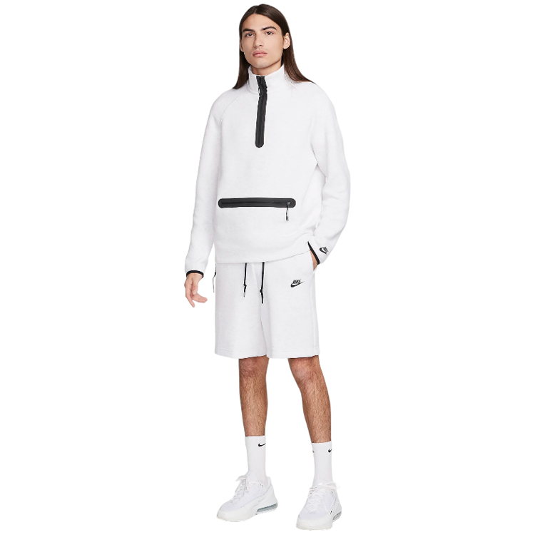 Мужская Толстовка Nike M NK TCH FLC HZ TOP L Белый photo 2