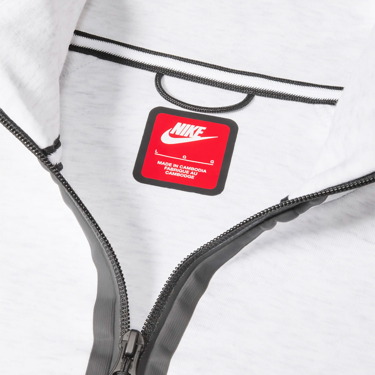 Мужская Толстовка Nike M NK TCH FLC HZ TOP L Белый photo 3