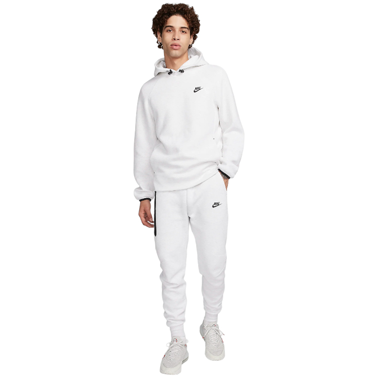 Pantaloni Nike M NK TCH FLC JGGR S Alb Barbati photo 5