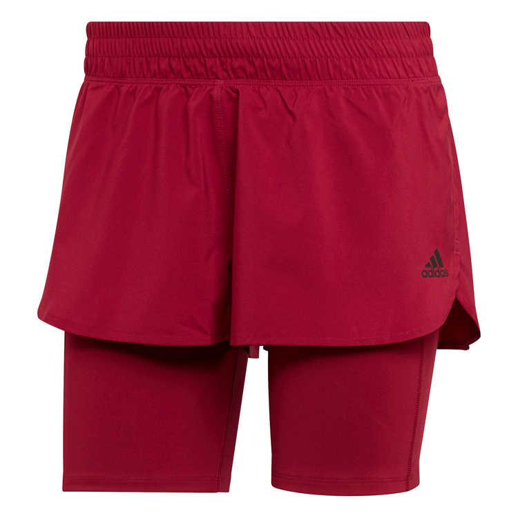 Шорты Adidas RI 3B 2IN1SHORT / Женский / XS / Бордовый photo 1