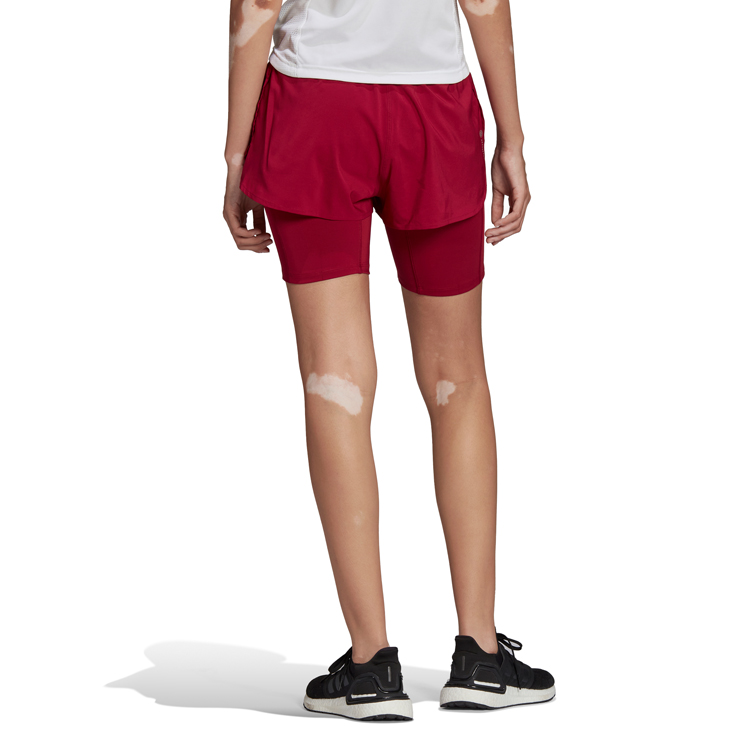 Шорты Adidas RI 3B 2IN1SHORT / Женский / XS / Бордовый photo 2