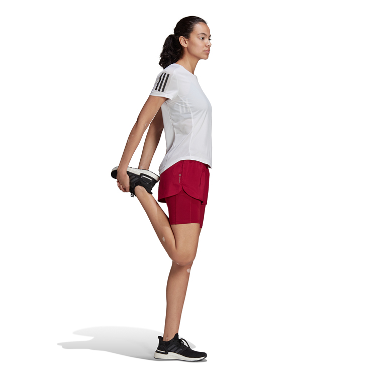 Шорты Adidas RI 3B 2IN1SHORT / Женский / XS / Бордовый photo 3