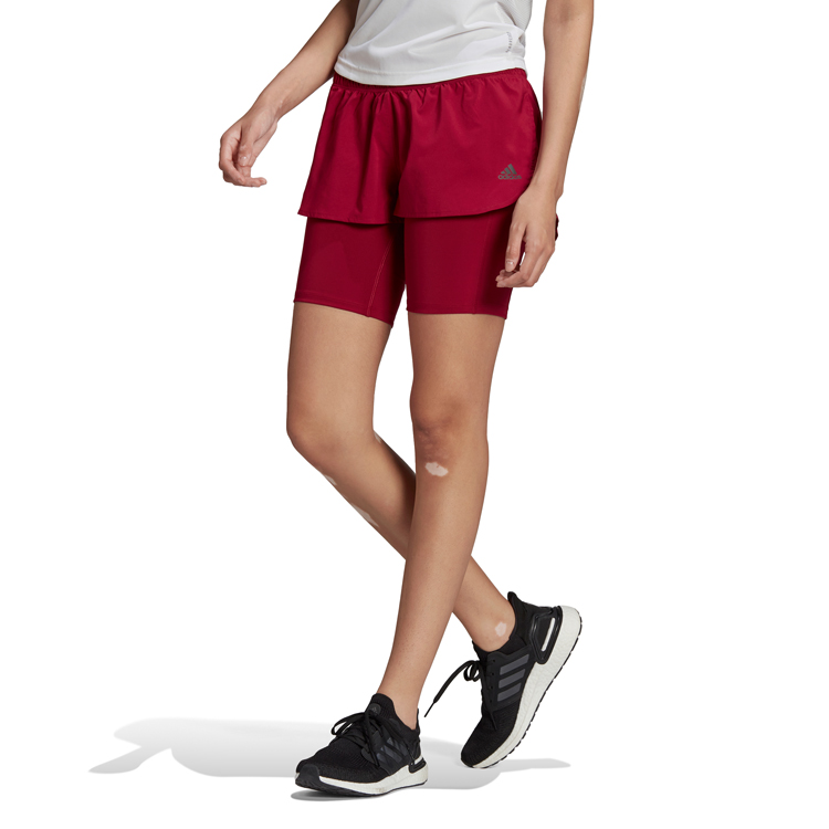 Шорты Adidas RI 3B 2IN1SHORT / Женский / XS / Бордовый photo 6