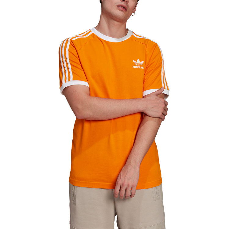 Футболка мужская Adidas 3-STRIPES TEE S Оранжевый photo 5
