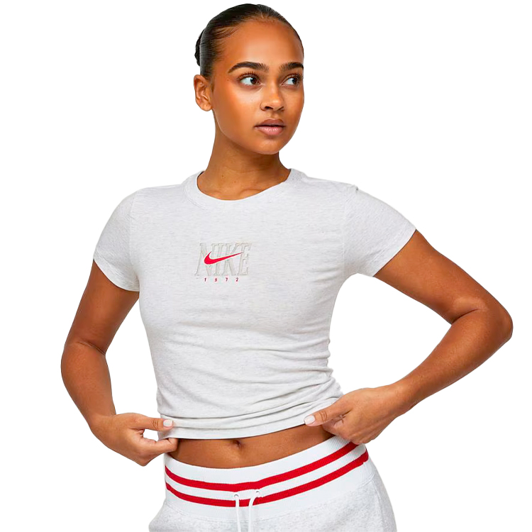 Футболка Nike W NSW SS SLIM TEE PNX GRX L Белый Женский photo 2