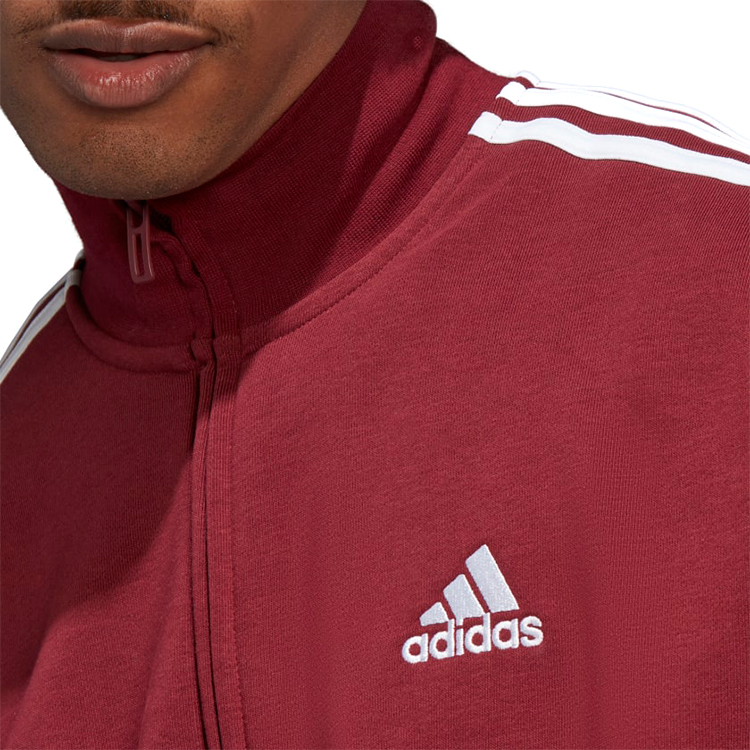 Trening pt Barbati Adidas M 3S FT TT TS 2XL Bordo photo 3