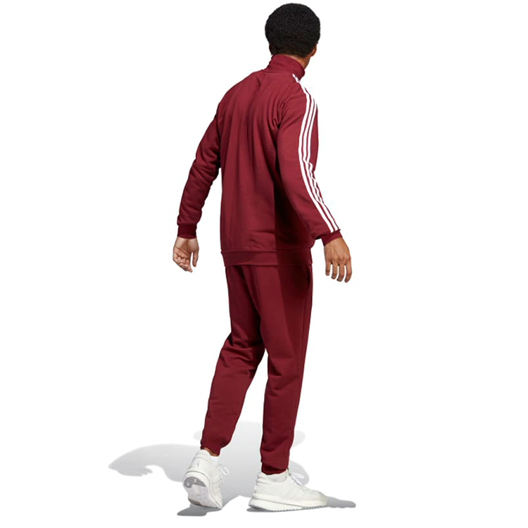 Trening pt Barbati Adidas M 3S FT TT TS 2XL Bordo photo 5