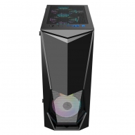 Carcasa 1STPLAYER DK-3 / w/oPSU / Side-Window / 3x120mm / ATX / Black thumbnav 1
