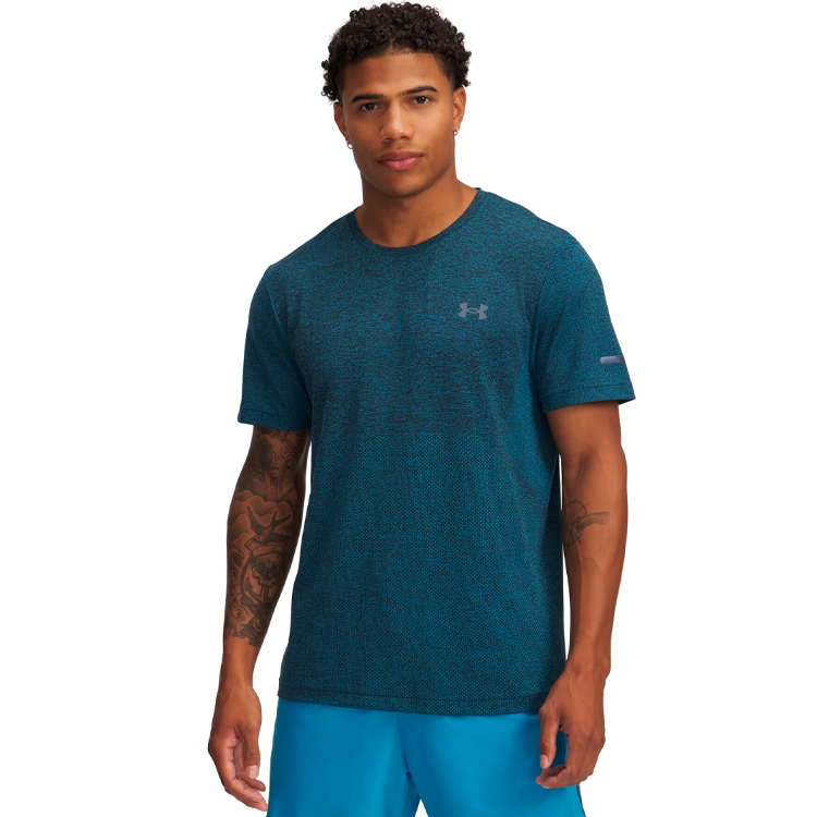Футболка мужская Under Armour UA SEAMLESS STRIDE SS XL Синий photo 3
