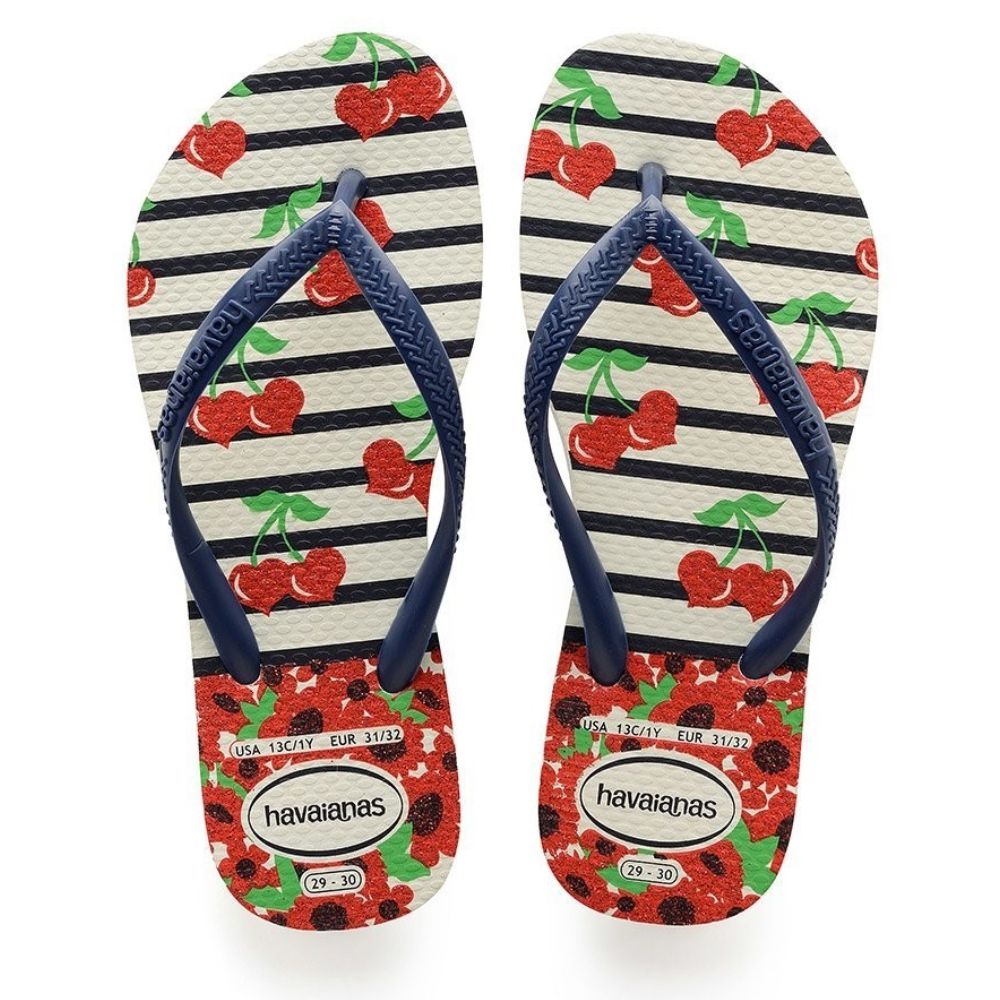 Slapi Havaianas KIDS SLIM / 27/28 cm / Albastru-alb photo 1 Slapi Havaianas KIDS SLIM / 27/28 cm / Albastru-alb photo 1