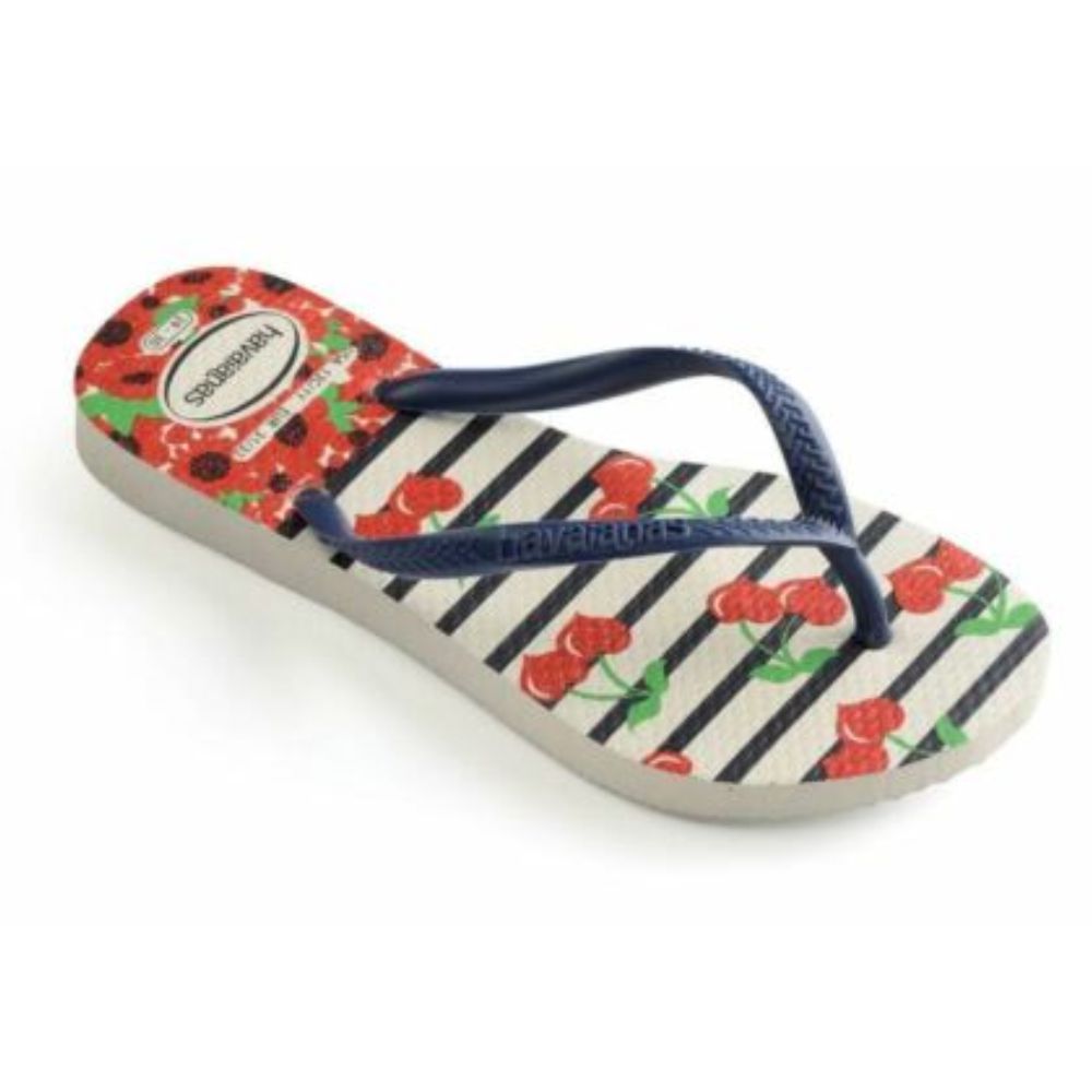 Slapi Havaianas KIDS SLIM / 27/28 cm / Albastru-alb photo 3