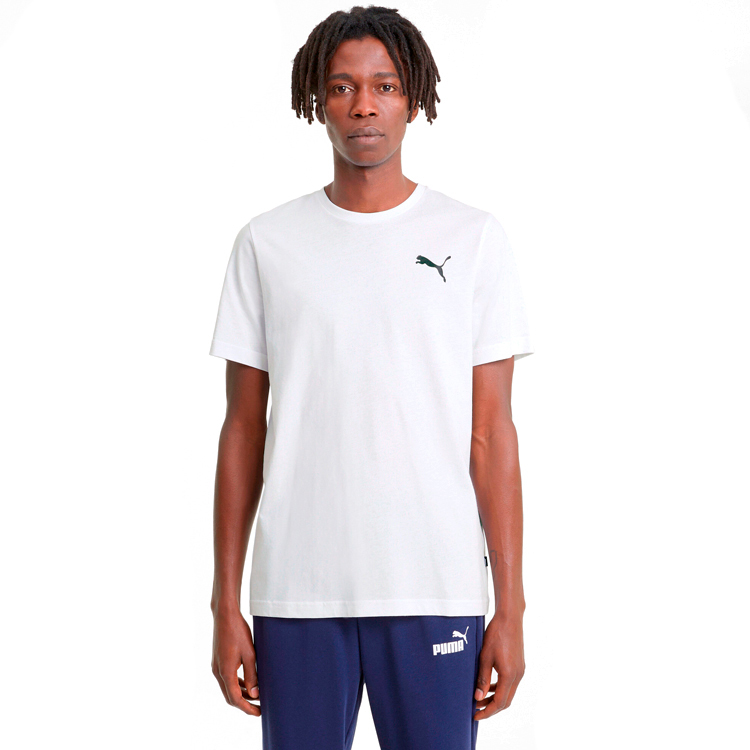 Tricou bărbătesc Puma ESS Small Logo Tee S Alb photo 4