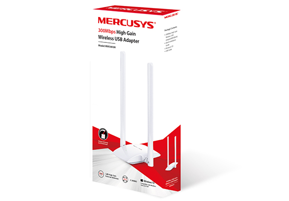 USB 2.0 / Wi-Fi Adapter / MERCUSYS MW300UH photo 2