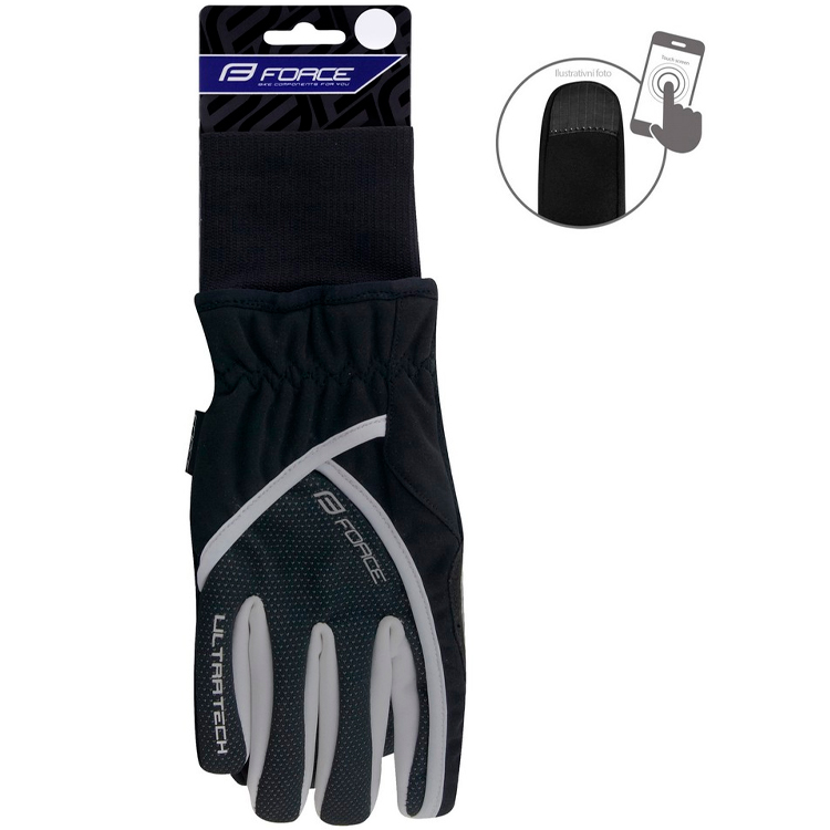 Manusi pentru bicicleta Force ULTRA TECH Galben 90453 photo 2