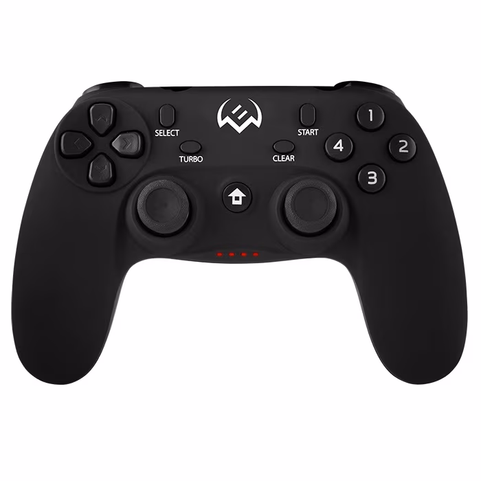 SVEN GC-3050 Wireless Gamepad, X-Input and Direct-Input modes support, 4 axes, D-Pad, 2 mini joysticks and 13 buttons, USB, Black 