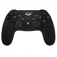 SVEN GC-3050 Wireless Gamepad, X-Input and Direct-Input modes support, 4 axes, D-Pad, 2 mini joysticks and 13 buttons, USB, Black thumbnav 1