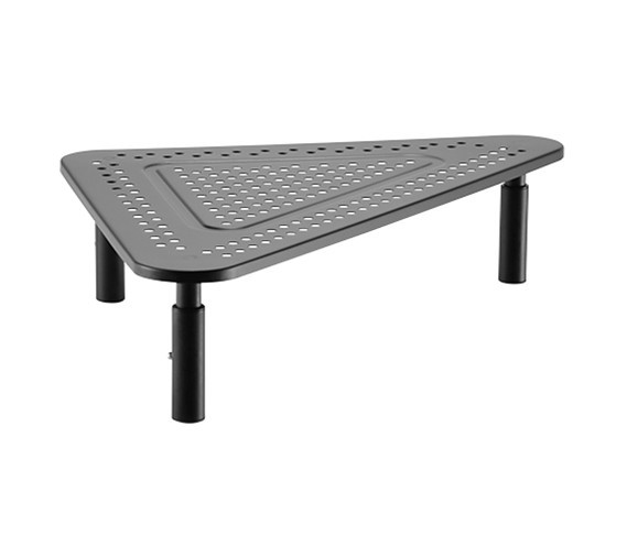 Gembird MS-TABLE-02,  Adjustable monitor stand (triangle), 20 kg, 500 x 285 x 120 mm, Height range: 100/120/140 mm photo 1