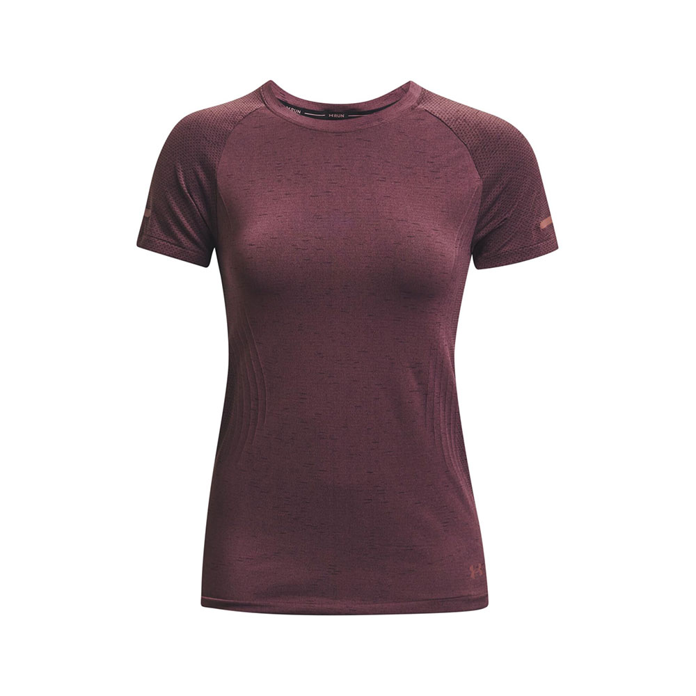 Tricou Under Armour UA Seamless Run SS / Femei / LG / Bordo photo 1 Tricou Under Armour UA Seamless Run SS / Femei / LG / Bordo photo 1