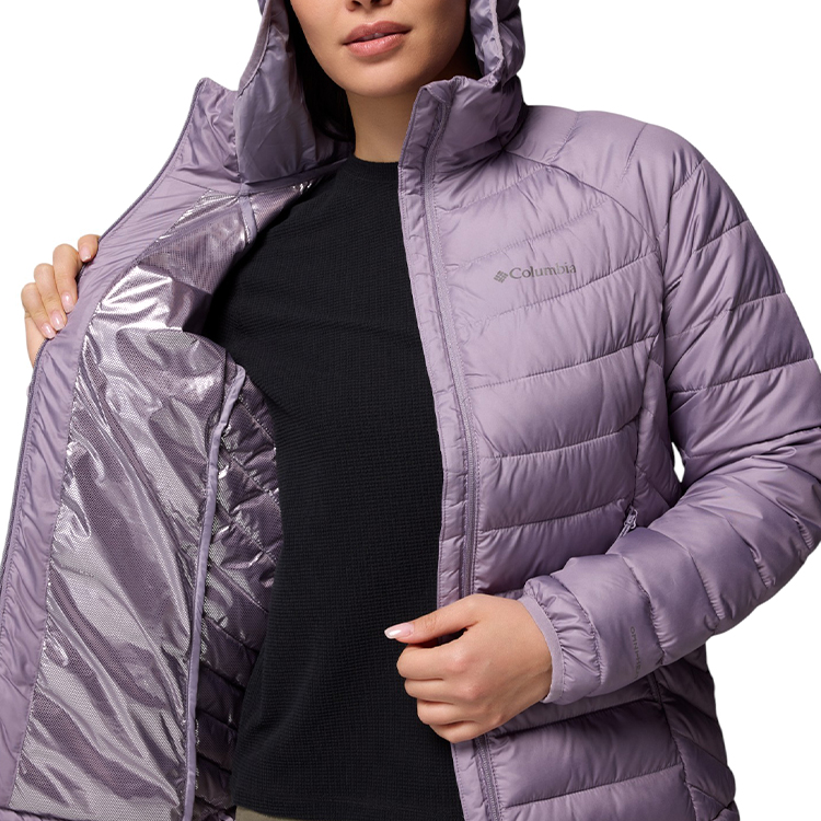 Scurta bărbătesc Columbia Powder Lite II Hooded Jacket S Violet photo 4