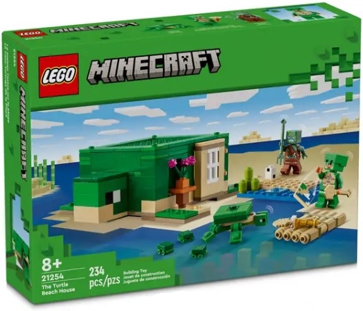 Конструктор Lego Minecraft The Turtle Beach House 21254 от 8+ лет photo 1 Конструктор Lego Minecraft The Turtle Beach House 21254 от 8+ лет photo 1