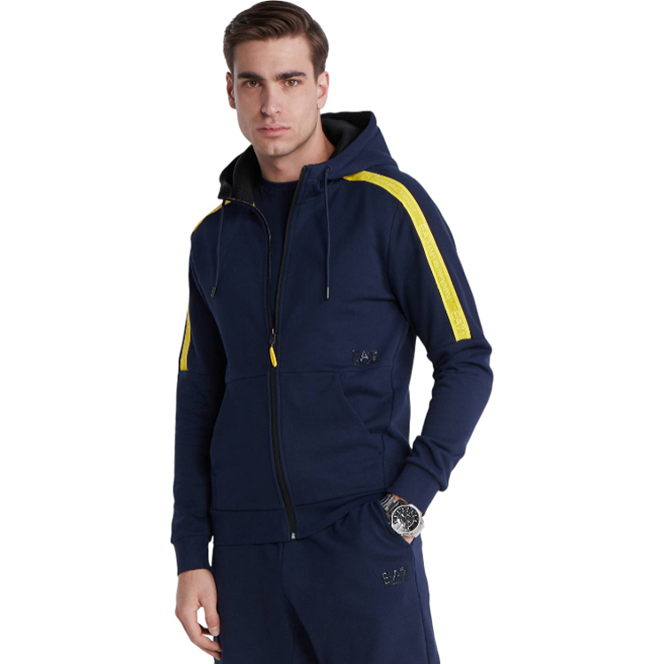 Hanorac pt bărbați EA7 EMPORIO ARMANI SWEATSHIRT XS Albastru photo 3