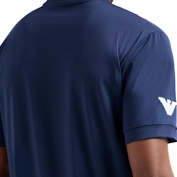  Polo pt bărbați EA7 EMPORIO ARMANI POLO L Albastru  photo 4