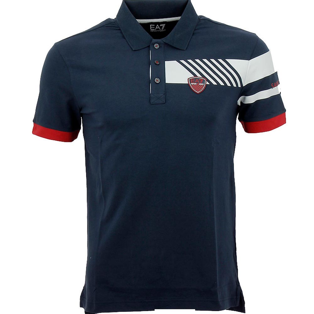  Polo pt bărbați EA7 EMPORIO ARMANI POLO SHIRT 3XL Albastru  photo 1