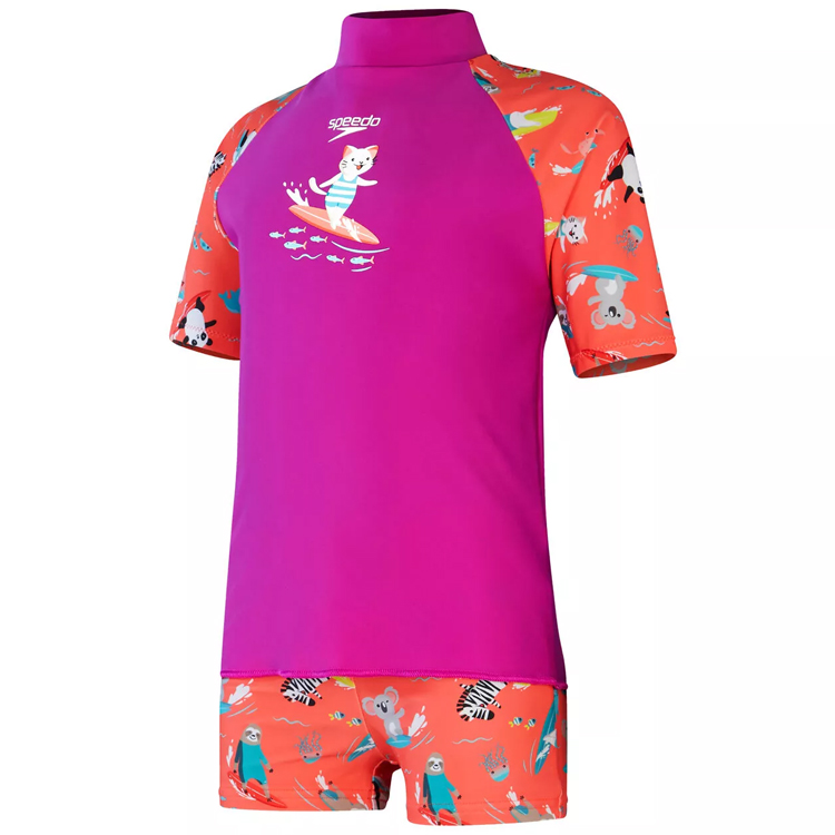 Costum de baie Speedo DIGI SS RASH TOP SET IF / Femei / 6 / Violet photo 1 Costum de baie Speedo DIGI SS RASH TOP SET IF / Femei / 6 / Violet photo 1