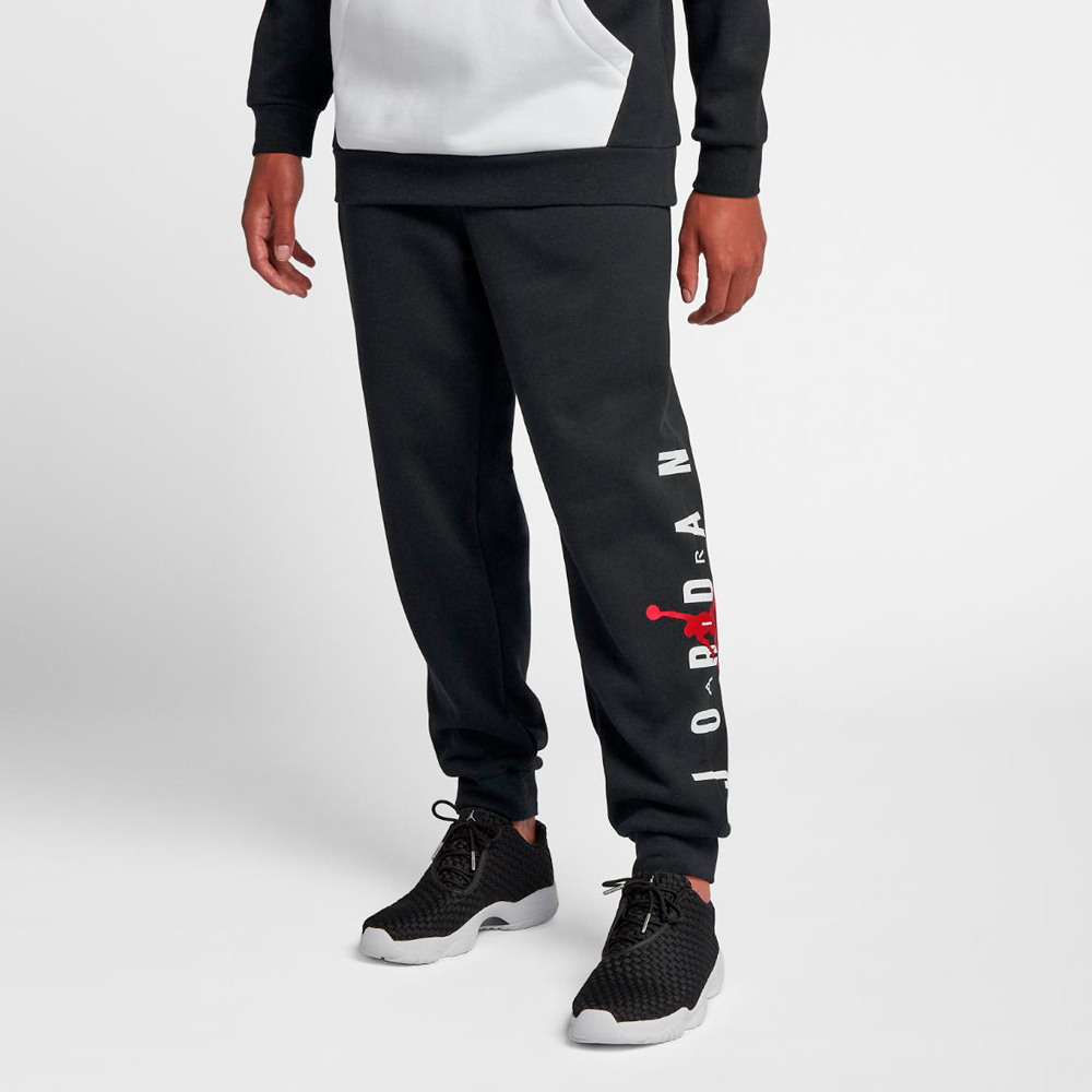 Pantaloni Nike JUMPMAN AIR GFX FLEECE PANT L Negru Barbati photo 3