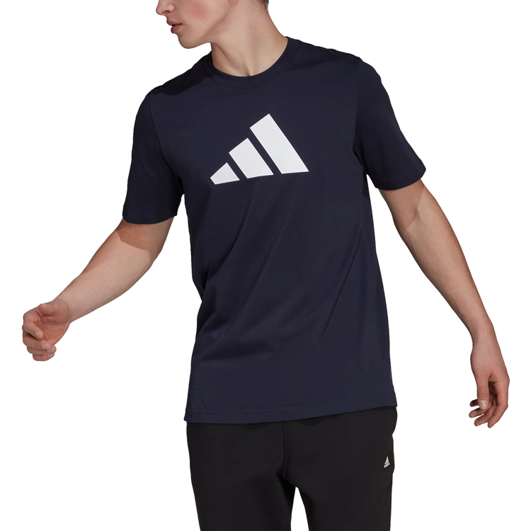 Tricou bărbătesc Adidas M FI 3BAR TEE S Negru photo 4