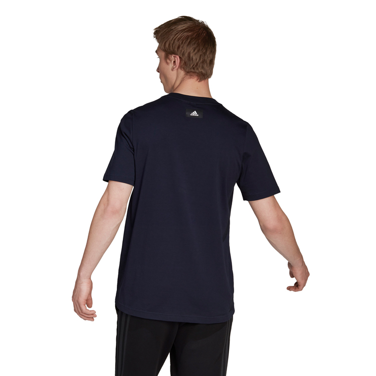 Tricou bărbătesc Adidas M FI 3BAR TEE S Negru photo 6