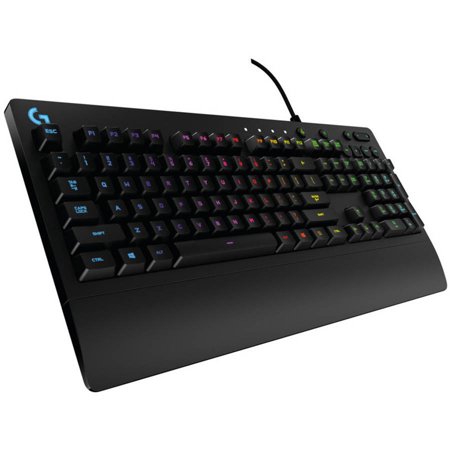 Игровая Клавиатура Logitech G213 Prodigy, Mech-Dome, Spill resistance, Media controls, RGB, Integrated palm rest, Adjustable feet, Anti-ghosting, Game Mode, USB, Black photo 3