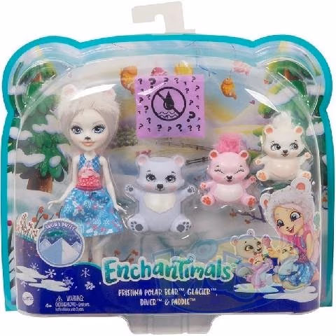 Enchantimals GJX47 Pristina Polar Bear & Glacier