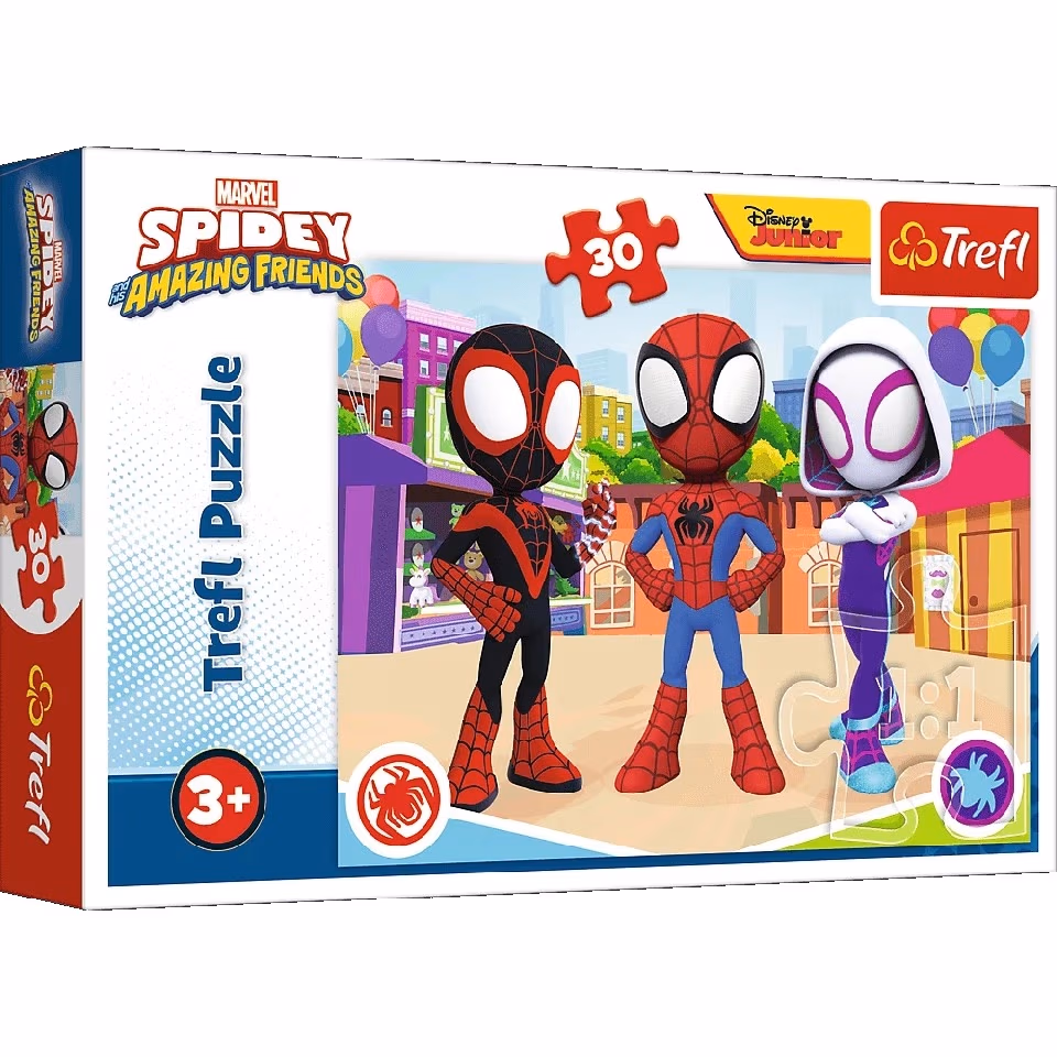 Trefl 18285 Puzzles 30 Spiday And His Amazing