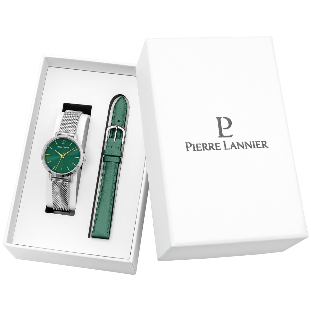Комплект женские наручные часы плюс ремешок Pierre Lannier 170G671 photo 1