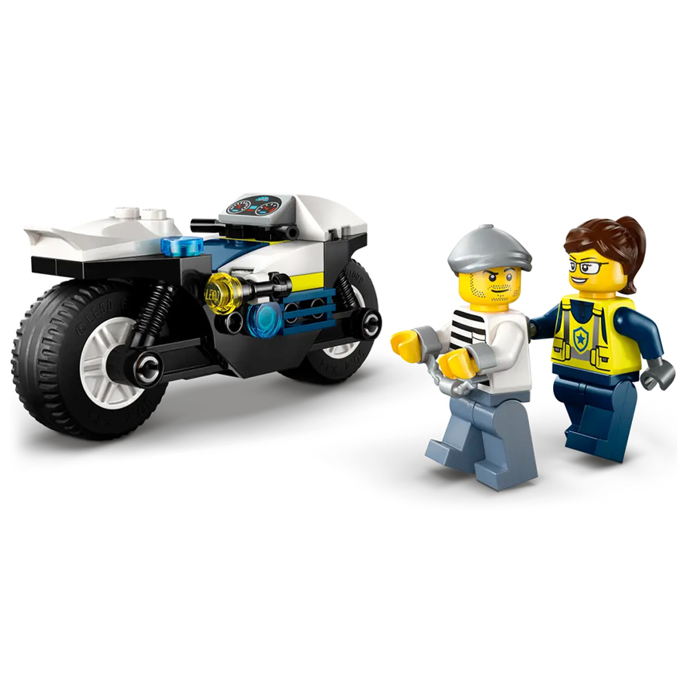 Constructor Lego City Police Motorcycle Chase 60455 de la 4+ ani photo 3