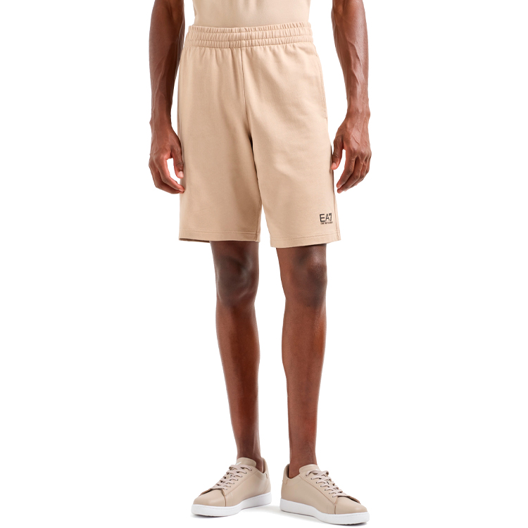 Sorti de bărbați EA7 EMPORIO ARMANI TRAIN CORE ID M SHORTS COFT CC S Bej photo 2