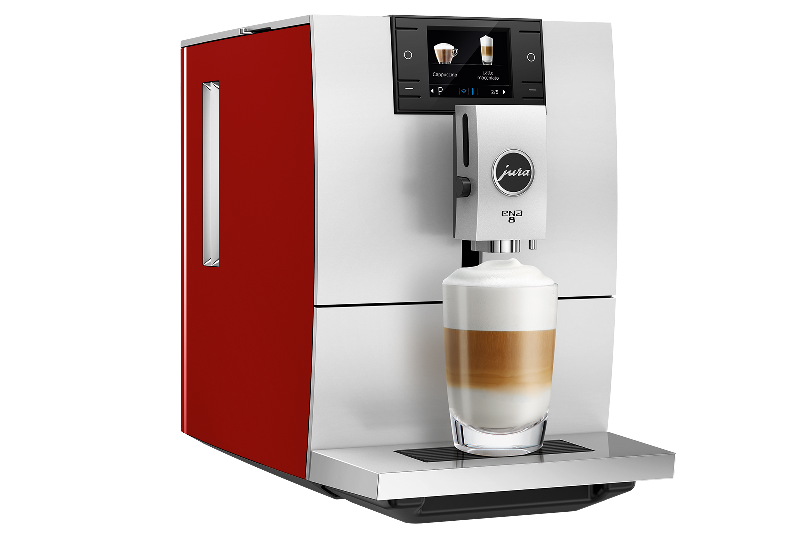 Aparat de cafea Espresso JURA ENA8 Sunset Red, 15255 / 15 bar / Espresso photo 1 Aparat de cafea Espresso JURA ENA8 Sunset Red, 15255 / 15 bar / Espresso photo 1