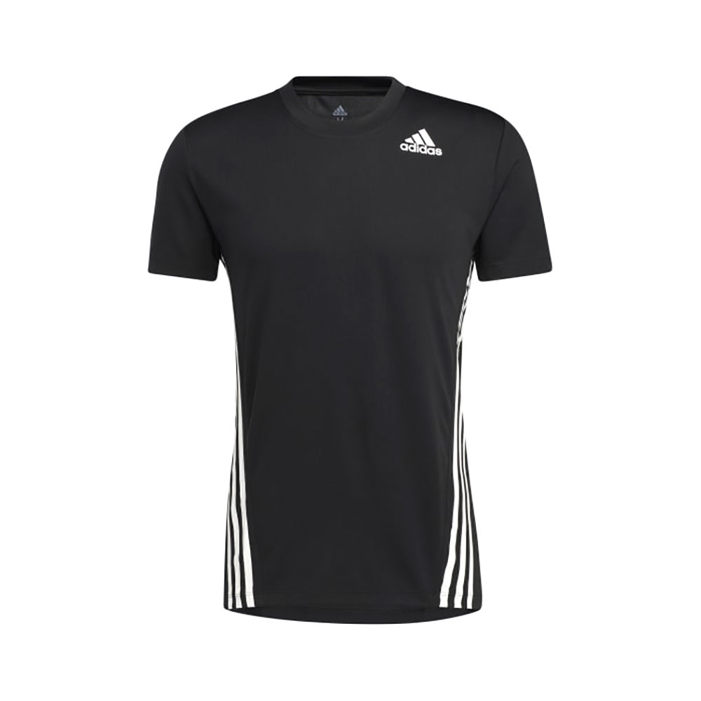 Tricou bărbătesc Adidas AERO 3S TEE S Negru photo 1 Tricou bărbătesc Adidas AERO 3S TEE S Negru photo 1