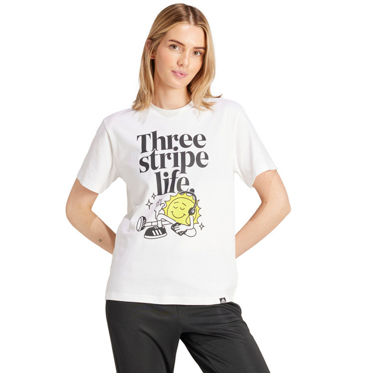 Tricou Adidas W POSITIVE T XXS Alb Femei photo 2
