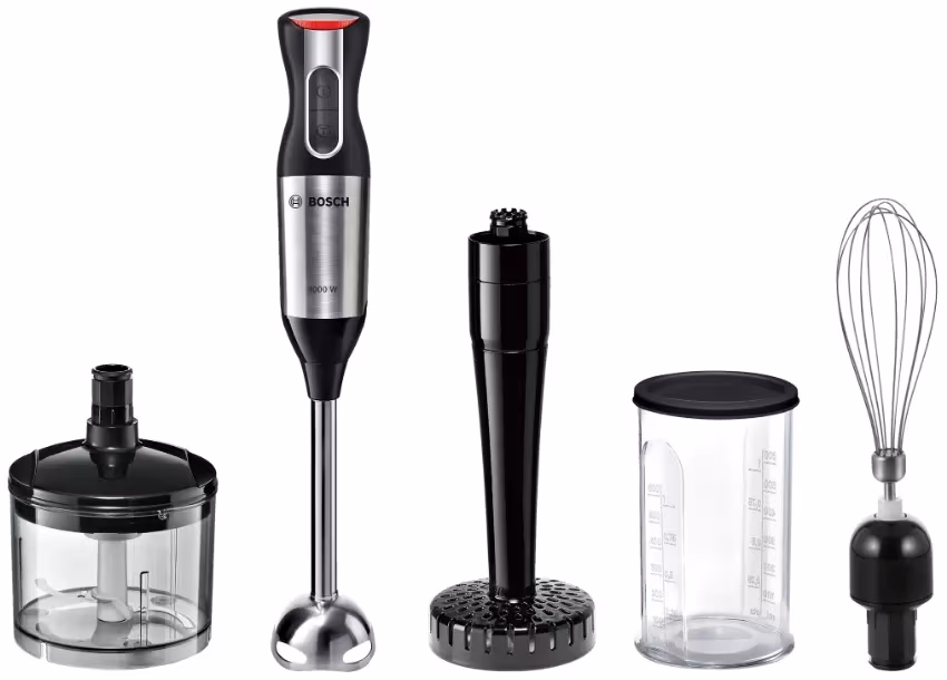 Blender Bosch MS6CM6155, 600 ml, 1000 W, 12 trepte viteza, Inox 