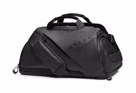 17.3" NB Backpack - HP OMEN Transceptor 17' Premium Duffle Bag/ Backpack, Water Resistant, RFID Pocket - Blocking Theft Prevention, Separate Space for Shoes, Pockets for Gaming Peripherals, Black. 